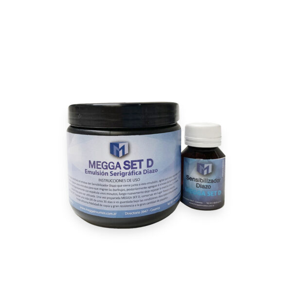<center><strong>Megga Set D</strong></br>Emulsión serigráfica Diazo</center>